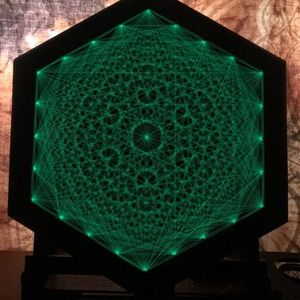 Glow in the dark String Art
